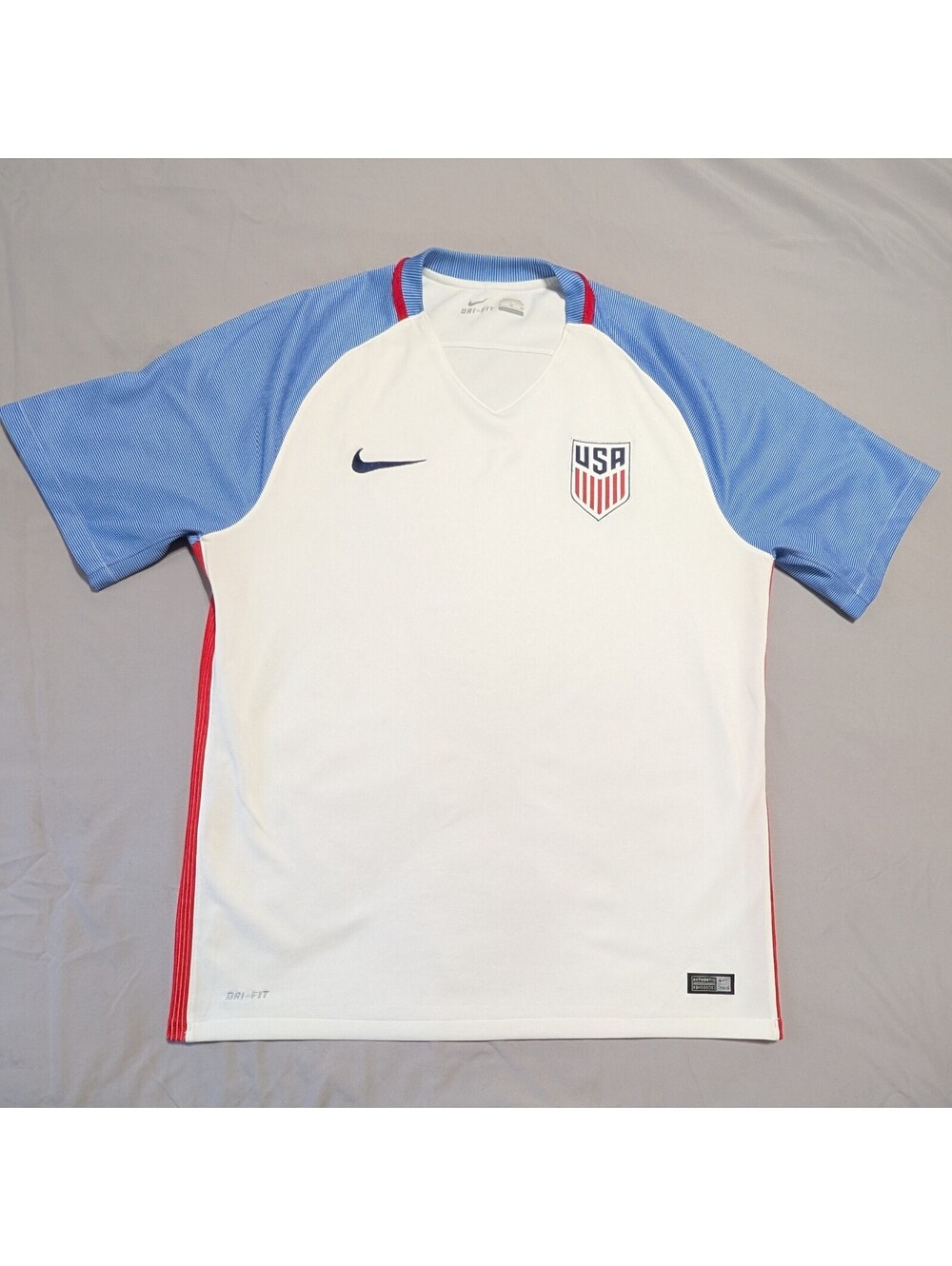 Nike USMNT 2016 Authentic Home Jersey USA Soccer Player Spec Match XL 724641-100